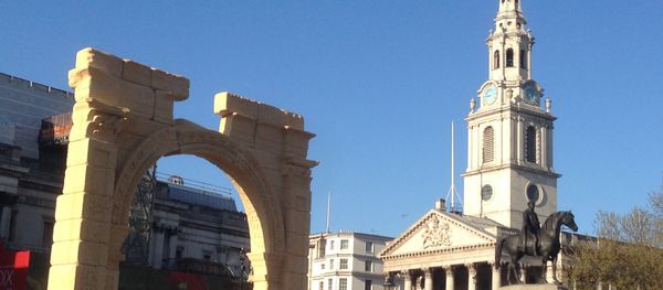 Palmyra's Arch of Triumph recreated in London’s Trafalgar Square. Palmyra's Arch of Triumph recreated in London’s Trafalgar Square. - Sputnik International