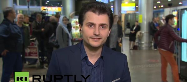 Sputnik's Turkish bureau chief Tural Kerimov is arrives in Moscow - Sputnik International