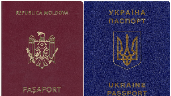 Moldovan and Ukrainian passports Moldovan and Ukrainian passports - Sputnik International