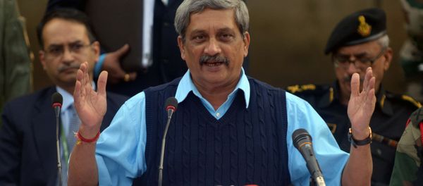 Indian Defence Minister Manohar Parrikar - Sputnik International