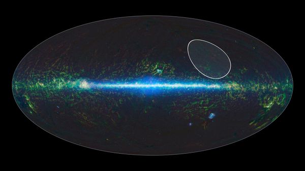 A sky map taken by NASA's Wide-field Infrared Survey Explorer, or WISE, shows the location of the TW Hydrae family, or association, of stars, which lies about 175 light-years from Earth and is centered in the Hydra constellation. The stars are thought to have formed together around 10 million years ago. A sky map taken by NASA's Wide-field Infrared Survey Explorer, or WISE, shows the location of the TW Hydrae family, or association, of stars, which lies about 175 light-years from Earth and is centered in the Hydra constellation. The stars are thought to have formed together around 10 million years ago. - Sputnik International
