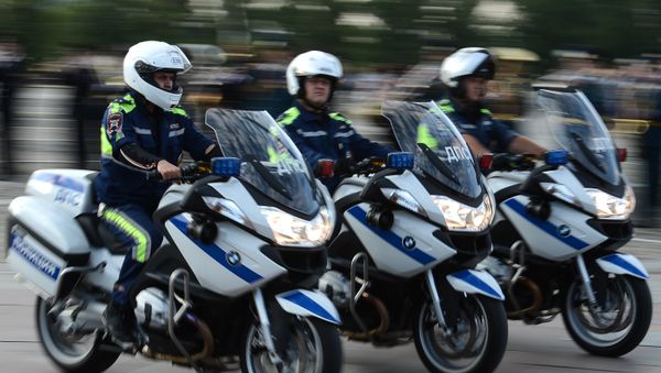 Members 2nd Detached Battalion of the State Road Safety Inspectorate - Sputnik International