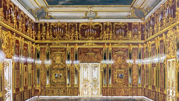 Reproduction of the model of the Amber Room Reproduction of the model of the Amber Room - Sputnik International