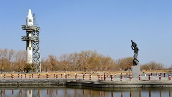 The remote Jiuquan Space Launch Center in Gansu province, China. - Sputnik International