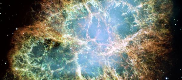 This is a mosaic image-- one of the largest ever taken by NASA's Hubble Space Telescope -- of the Crab Nebula, a six-light-year-wide expanding remnant of a star's supernova explosion. - Sputnik International