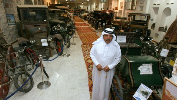 Qatari Sheikh Faisal bin Qassim al-Thani stands in his private museum in Doha. file photo Qatari Sheikh Faisal bin Qassim al-Thani stands in his private museum in Doha. file photo - Sputnik International