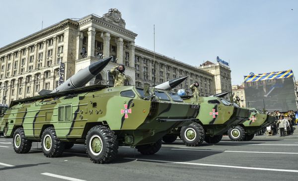 The Soviet-era 9K79 Tochka-U SRBM system, currently the mainstay of the Ukrainian army's missile systems. The Soviet-era 9K79 Tochka-U SRBM system, currently the mainstay of the Ukrainian army's missile systems. - Sputnik International