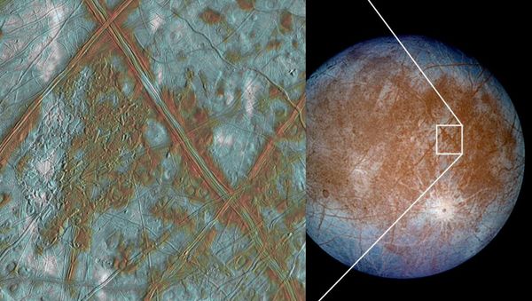 Jupiter's moon Europa - Sputnik International