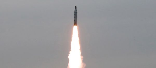 North Korean leader Kim Jong Un guides on the spot the underwater test-fire of strategic submarine ballistic missile in this undated photo released by North Korea's Korean Central News Agency (KCNA) in Pyongyang on April 24, 2016 North Korean leader Kim Jong Un guides on the spot the underwater test-fire of strategic submarine ballistic missile in this undated photo released by North Korea's Korean Central News Agency (KCNA) in Pyongyang on April 24, 2016 - Sputnik International