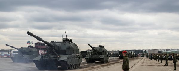 Self-propelled artillery systems Koalitsiya-SV - Sputnik International