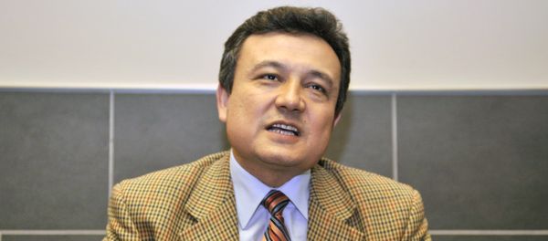 Dolkun Isa, Secretary General of the World Uyghur Congress speaks to an AFP reporter during an interview in Tokyo on May 2, 2008 Dolkun Isa, Secretary General of the World Uyghur Congress speaks to an AFP reporter during an interview in Tokyo on May 2, 2008 - Sputnik International