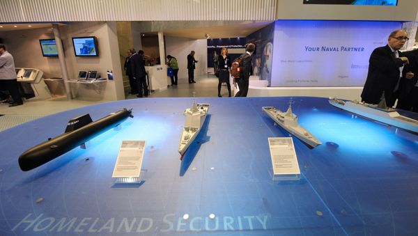 DCNS booth - Sputnik International