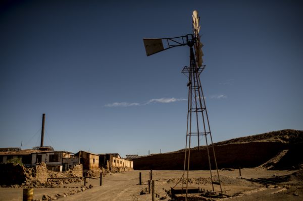 View at the ex Humberstone saltpeter, near Pozo Almonte in the Tarapaca Region -some 800 km north of Santiago, Chile- on April 20,2016. - Sputnik International
