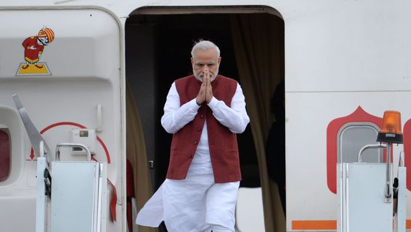 Narendra Modi arrived in Ufa Narendra Modi arrived in Ufa - Sputnik International
