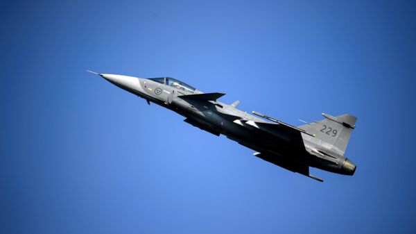 A Saab JAS 39 Gripen fighter jet - Sputnik International