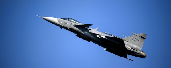 A Saab JAS 39 Gripen fighter jet - Sputnik International