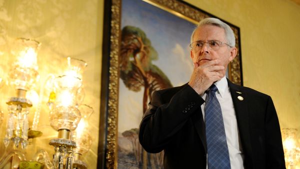 US Senator of the Virginia State Richard Black attends a news conference in Damascus, Syria April 28, 2016. - Sputnik International