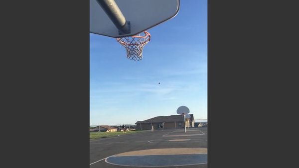 Football Player Tries Basketball and Flops - Sputnik International