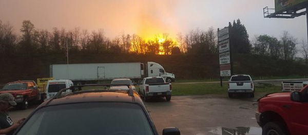 A gas well has exploded and caught fire in Westmoreland County, Pennsylvania. A gas well has exploded and caught fire in Westmoreland County, Pennsylvania. - Sputnik International