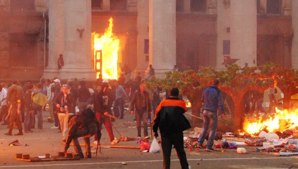 Odessa, House of Trade Unions, May 2, 2014 - Sputnik International