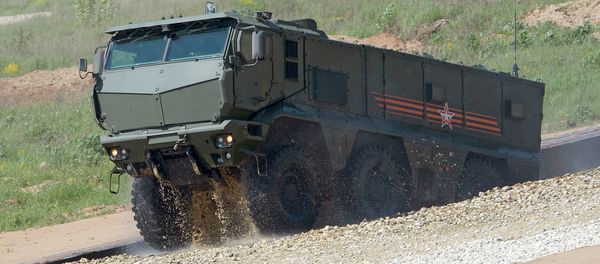 A Typhoon-K armored vehicle displayed in the run-up to the Army-2015 international military-technical forum in the Moscow Region A Typhoon-K armored vehicle displayed in the run-up to the Army-2015 international military-technical forum in the Moscow Region - Sputnik International