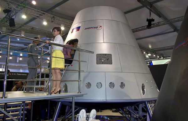 Full-scale model of Energia's Federatsiya spaceship. Full-scale model of Energia's Federatsiya spaceship. - Sputnik International