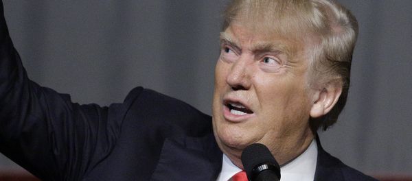 Republican presidential candidate Donald Trump speaks during a campaign rally at the Indiana Theater Sunday, May 1, 2016, in Terre Haute, Ind Republican presidential candidate Donald Trump speaks during a campaign rally at the Indiana Theater Sunday, May 1, 2016, in Terre Haute, Ind - Sputnik International