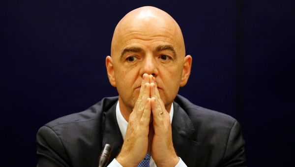 FIFA President Gianni Infantino attends a news conference in Bangkok, Thailand April 28, 2016 - Sputnik International