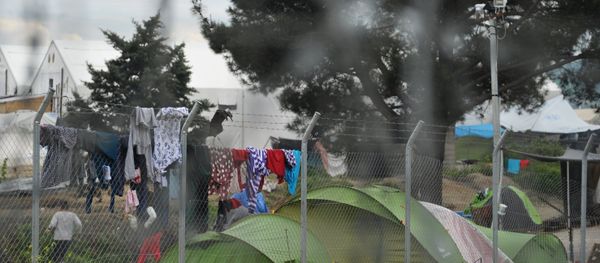 The Vinojug and Idomeni camps for refugees on the Greek-Macedonian border - Sputnik International