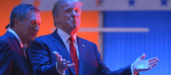 John Kasich and Donald Trump - Sputnik International