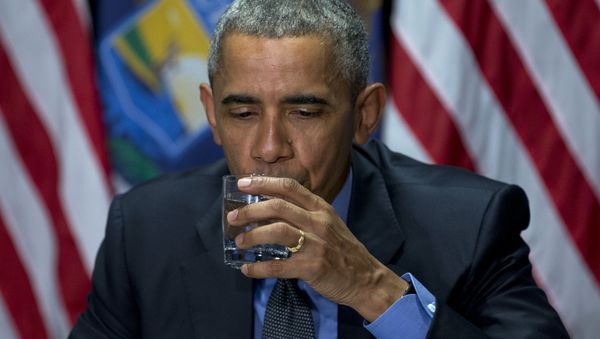 President Obama Finally Visits Flint President Obama Finally Visits Flint - Sputnik International