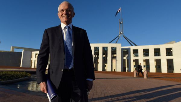 Australian Prime Minister Malcolm Turnbull stands outside Australia's Parliament House in Canberra May 4, 2016 following the announcement Australia's 2016-17 Federal Budget. Australian Prime Minister Malcolm Turnbull stands outside Australia's Parliament House in Canberra May 4, 2016 following the announcement Australia's 2016-17 Federal Budget. - Sputnik International