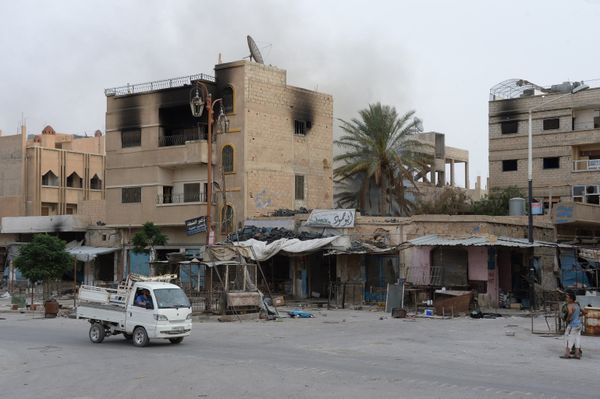Destroyed buildings in Palmyra. - Sputnik International