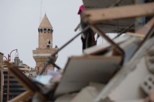 Destroyed buildings in Palmyra. - Sputnik International