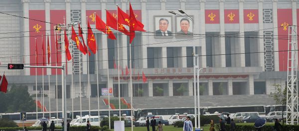 People walk near the venue of a ruling party congress in Pyongyang, North Korea May 6, 2016. People walk near the venue of a ruling party congress in Pyongyang, North Korea May 6, 2016. - Sputnik International