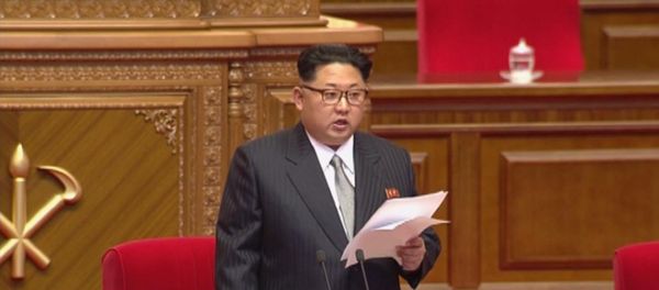 North Korean leader Kim Jong Un addresses the congress in Pyongyang, North Korea, Friday May 6, 2016. North Korean leader Kim Jong Un addresses the congress in Pyongyang, North Korea, Friday May 6, 2016. - Sputnik International
