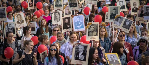 Immortal Regiment patriotic action Immortal Regiment patriotic action - Sputnik International