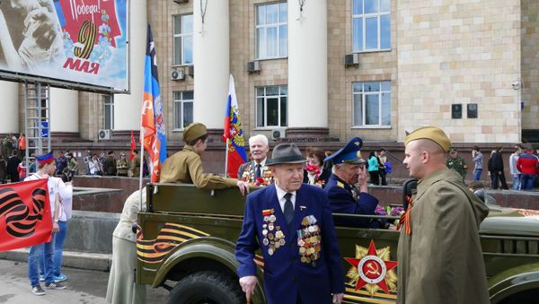 Anniversary of the 71st Anniversary of Victory being celebrated in Donetsk, eastern Ukraine Anniversary of the 71st Anniversary of Victory being celebrated in Donetsk, eastern Ukraine - Sputnik International