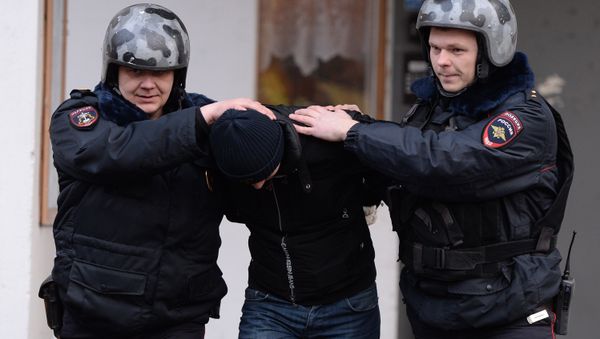 Private security officer at Russian Internal Affairs Ministry Main Directorate - Sputnik International