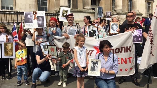Immortal Regiment March in London - Sputnik International