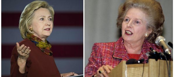 Hillary Clinton and Margaret Thatcher Hillary Clinton and Margaret Thatcher - Sputnik International