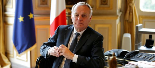 French Foreign Affairs Minister Jean-Marc Ayrault poses in his office at the Quai d'Orsay ministry in Paris, France, April 26, 2016 - Sputnik International