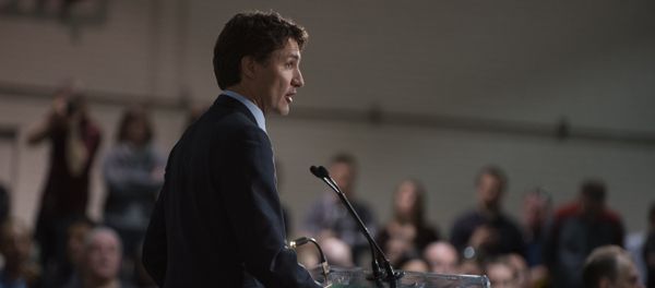 Canadian Prime Minister Justin Trudeau delivers a speech at the Youville workshop of the Société des Transports de Montréal (STM), in Montreal, Quebec, on April 6, 2016 Canadian Prime Minister Justin Trudeau delivers a speech at the Youville workshop of the Société des Transports de Montréal (STM), in Montreal, Quebec, on April 6, 2016 - Sputnik International