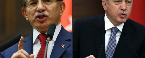 Ahmet Davutoglu and  Tayyip Erdogan (File) - Sputnik International