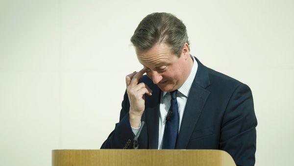 British Prime Minister David Cameron delivers a speech on the European Union at the British Museum in central London, Britain May 9, 2016. - Sputnik International