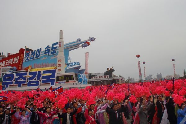 A parade in Pyongyang A parade in Pyongyang - Sputnik International