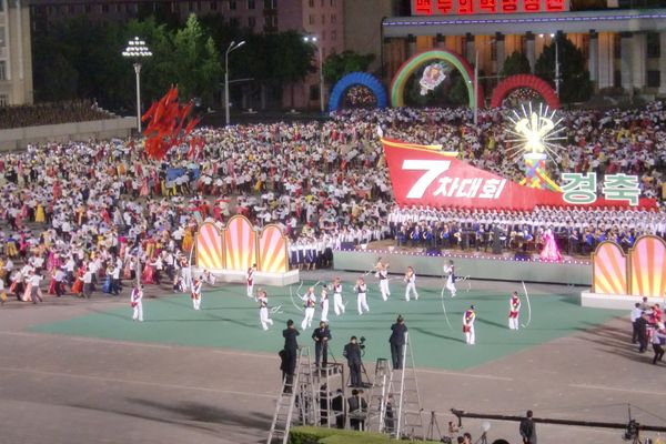 A parade in Pyongyang A parade in Pyongyang - Sputnik International