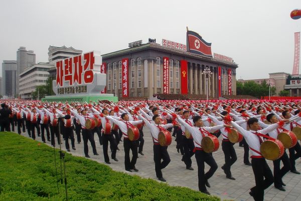 A parade in Pyongyang A parade in Pyongyang - Sputnik International
