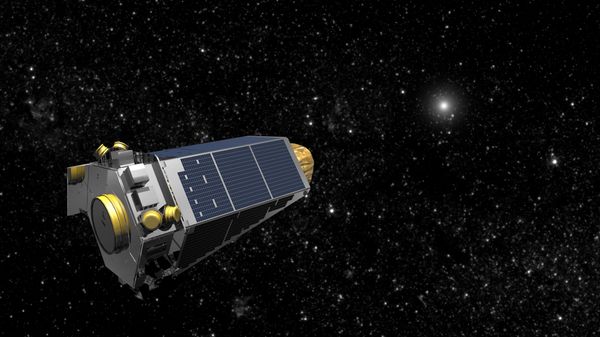 NASA's Kepler spacecraft is seen in an undated artist's rendering NASA's Kepler spacecraft is seen in an undated artist's rendering - Sputnik International