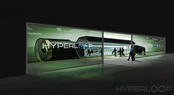 An image showing passengers boarding the Hyperloop transportation system. - Sputnik International